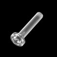 thumbnail image 5 of Unique Bargains M6x30mm Plastic Phillips Bolts PC Pan Head Machine Screws Transparent 20 Pack, 5 of 5