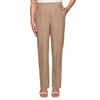 Alfred Dunner Women's Santa Fe Pants - Medium Length, Coconut, 8