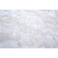 thumbnail image 5 of Vista Living Shag Rug Collection Solid Print Contemporary Area Rug, White, 5 of 5