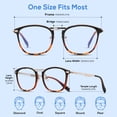 thumbnail image 2 of Gafas con bloqueo de luz azul DUCO para hombre Gafas Blue Ray, 2 of 7