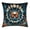 Orange Dark Petrol Blue, variant on Ambesonne Aesthetic Throw Pillow Cushion Cover, Moon Monarch Butterfly, 26" X 26", Orange Dark Petrol Blue