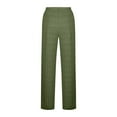 thumbnail image 7 of VBVC Women's Drawstring Knit Straight Leg Sweatpants,Ladies Soft Fit Elastic Waist Pants With Pocket,Casual Solid Oversized Trousers For Women,Army Green,SizeL, 7 of 7
