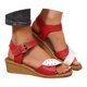 thumbnail image 3 of MKLEKYY Sandalias para Playa Mujer Sandalias de Punta Abierta para Mujer Sandalias de Cuña Romanas Con Nudo de Playa Zapatos de Moda Sandalias para Mujer, 3 of 5