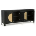 thumbnail image 5 of Signature Design by Ashley Cliffiings 4 Door Accent Storage Cabinet with 2 Shelves, Black, 5 of 9