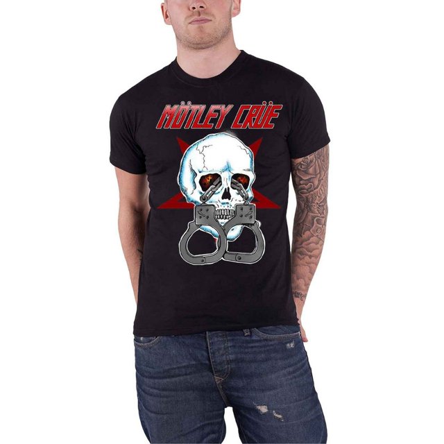 Motley Crue - Camiseta Esposas de Calaveras para Adultos Unisex (Negro)