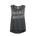 thumbnail image 1 of Thread Tank Mother Hustler Women's Fashion Sleeveless Muscle Tank Top Charcoal Small, 1 of 4