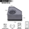 thumbnail image 2 of Anti Vibration Pads for Washing Machine,4 Pcs Rubber Washer and Dryer Machine Feet Pads Anti-Walk Anti Slip Mat Washing Machine Stabilizer Base Support Stopping Shaking Moving Noise Dampeners, 2 of 6