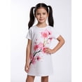 thumbnail image 4 of Kids Everyday Short Sleeve Dress Comfort-Fit Round Neck Sundress for Girls Junior Girls Age 7-13 Pull-On, 4 of 6