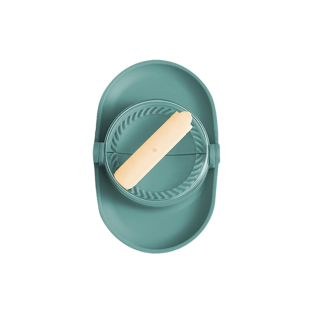HOZADOIE Dumpling Maker Kitchen Essentials Three in One Multifunctional Dumpling Maker with Built-in Filling Spoon and Lid Integrated Leather Pressing and Filling Hand Dumpling