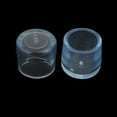 thumbnail image 2 of Unique Bargains 4Pcs Clear Rubber Table Chair Leg Tips Furniture Protectors 21mm Inside Dia, 2 of 3