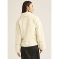 thumbnail image 3 of Scoop Women's and Women's Plus Faux Fur Oversized Teddy Jacket, Sizes XS-XXL, 3 of 4