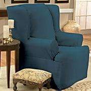 Home Trends Cotton Duck Wing Chair Slipcover