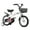 White, variant on Alvantor Kids Bike 18" Adjustable Bicycle with Training Wheels & Basket for Aged 5-10 Girls & Boys White