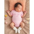 thumbnail image 4 of BemeyourBBs Toddler Baby Girl Little Sister Big Sister Matching Outfit Sweet Pink Summer Clothes Newborn Infant Romper Short Sleeve Bow Letter Embroidery T Shirt Tee Tops, 4 of 9