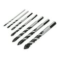 thumbnail image 4 of 7-Piece Double Flute Hole Saw Kit Carbide-Tipped Drill Bit Set for Tile & Glass Rawiri, 4 of 8