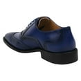 thumbnail image 3 of LIBERTYZENO Mens Wingtip Classic Genuine Leather Formal Oxford Shoes, Royal, 3 of 7