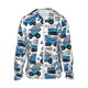 thumbnail image 1 of Fotbe Blue Excavator Chaqueta con Protección Solar UPF 50+ para Hombre y Mujer, Camisa con Capucha y Bolsillos-XX-Large, 1 of 7