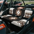 thumbnail image 3 of Uorisanigo UTV Seat Covers for Kawasaki Mule 3000 3010 3020 4000 4010 2001-2024 Aztec African Tribal UTV Bench Seat Cover Accessories All Season Weather Proof Seats Cushion, 3 of 7