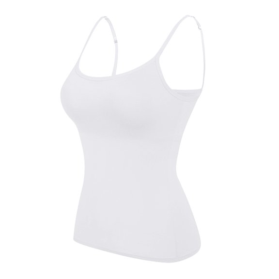 Plus Size Tank Tops for Women Classic Plain Womens Summer Tank Tops Adjustable Straps Fitted Scoop Neck Sleeveless Sweaters Camisole Vest Casual Basic Cami Shirts
