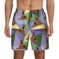 thumbnail image 2 of Goofa German Shepherd Dog Printed Men's Swim Trunks Board Shorts Quick Dry Mens Swimming Trunks with Compression Liner,Breathable Fit Hawaii Beach Shorts-X-Large, 2 of 9