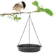thumbnail image 4 of Bandeja Colgante para Comedero de Pájaros Macarena de Metal para Jardín Patio Trasero Porche Gris, 4 of 8