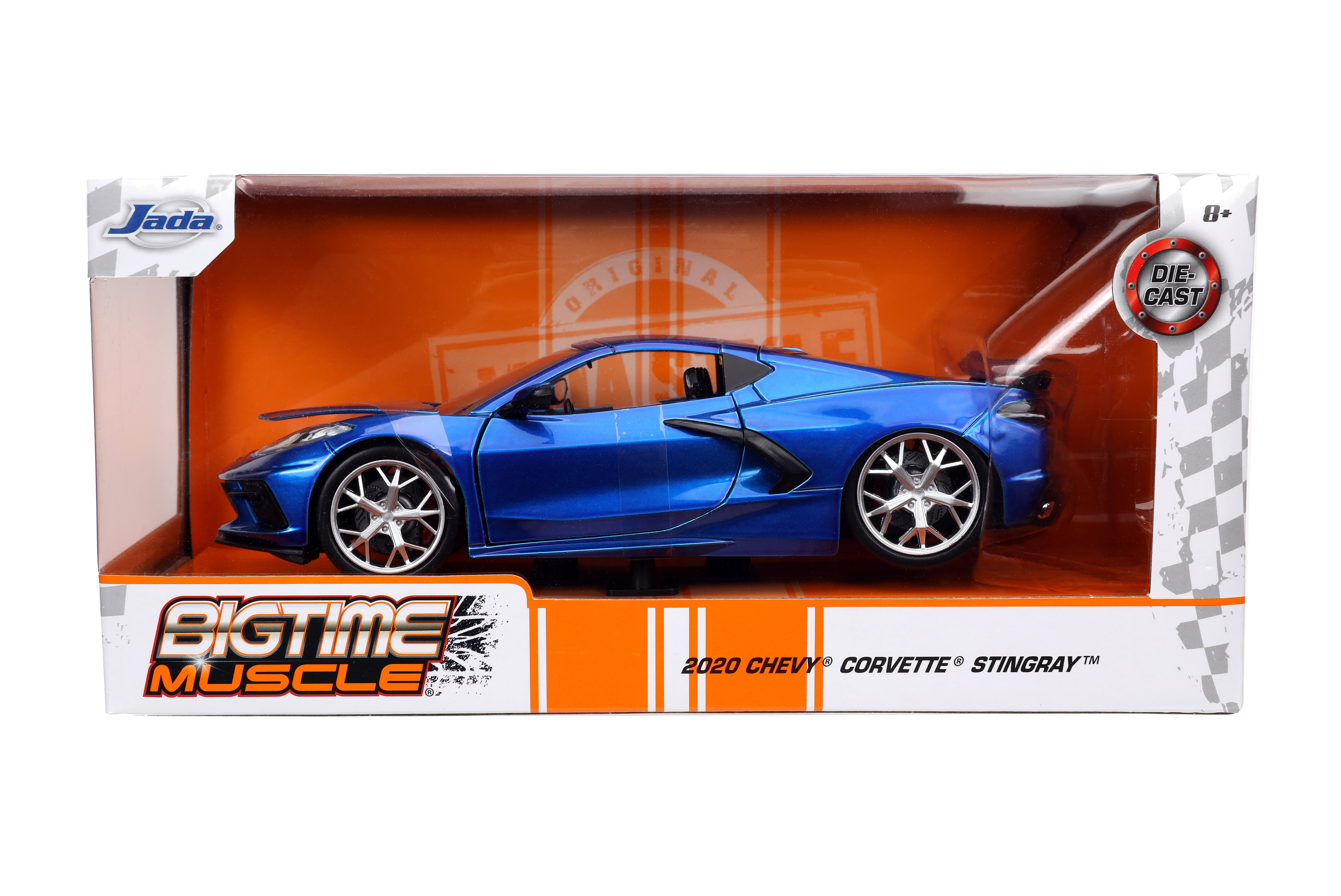 Jada Toys 1:24 Big Time Muscle Toy Car - 2020 Chevy Corvette