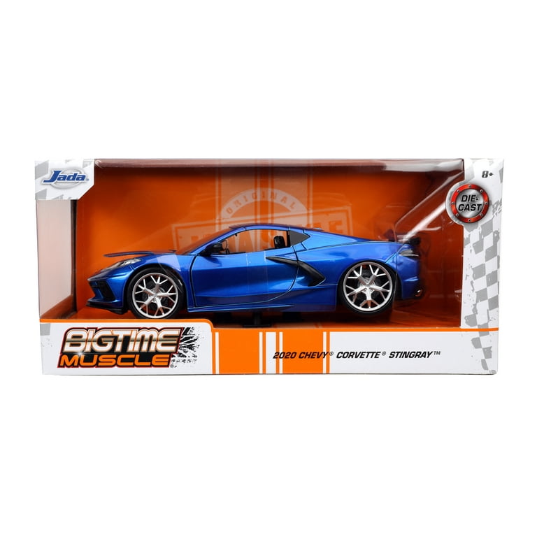 Jada Toys 1:24 Big Time Muscle 2020 Chevy Corvette Stingray C8 Car
