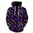 thumbnail image 1 of Sudadera con capucha y cremallera para hombre y adolescente, con barra luminosa, estilo Harajuku, divertida, con estampado 3D, ropa de calle de primavera, manga larga extragrande, 2024, 1 of 6