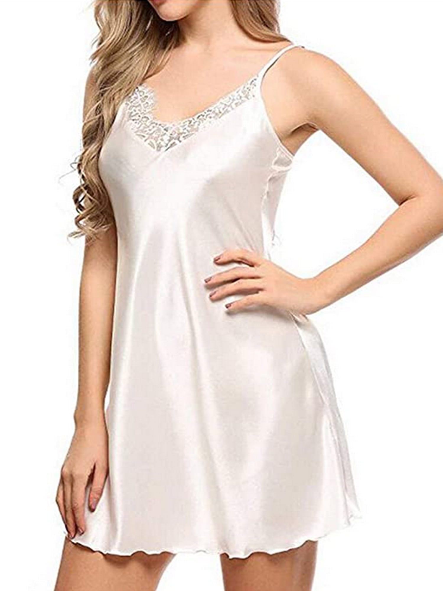 satin sleepwear dress