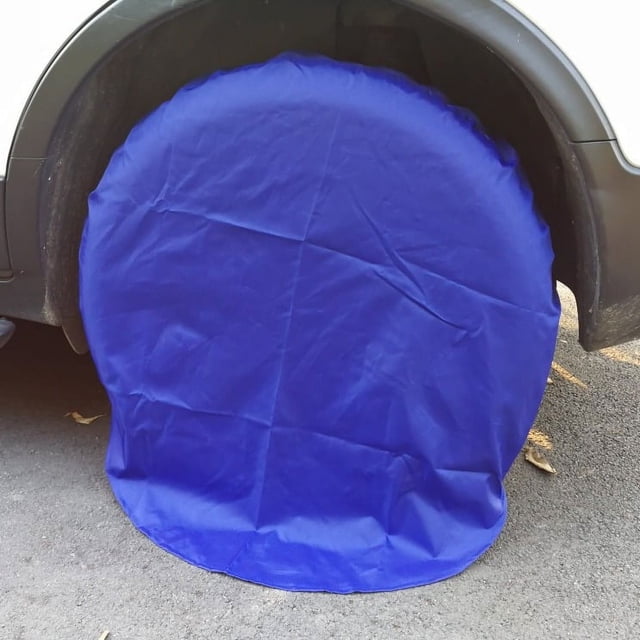 Funda para neumáticos de coche Funda para neumáticos de RV Protector solar Tela Oxford Protector universal para neumáticos de repuesto Funda antipolvo