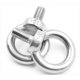 thumbnail image 3 of Pernos de ojo M10 x 2 piezas Pernos de ojo de anillo de elevación Tornillos de rosca macho Perno Pernos de ojo de acero inoxidable Ojo en forma de anillo de varilla WD.WDQZL Hogar, 3 of 4