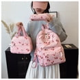 thumbnail image 2 of Weebloom Strawberry School Backpack With Lunch Box Pencil Case For Kids Girls Cute 3Pcs School Bags Set Large Capacity 3 Piece Cute Cartoon Travel Large Bookbag Elementary Middle School Pink, 2 of 5