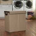 thumbnail image 3 of Household Essentials Collapsible Double Laundry Hamper Sorter, 3 of 5