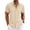 Complexion, variant on GrmtClth Men's Shirts Vacation Linen Top Fashion Short-Sleeved Tee Trendy Button Down Outfit Collared Army Green 3XL