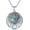Tree of Life, variant on Celtic Moon and Star Necklace 925 Sterling Silver Crescent Moon Pendant with Moonstone Star Jewelry for Women