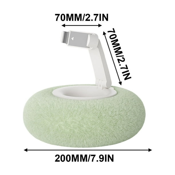 Pisexur - Soporte giratorio ajustable para teléfono móvil, para tableta, almohada, para niños, organizador de electrónica