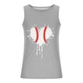 thumbnail image 4 of Honeeladyy Men's 3D Printing Tank Top New Men's Baseball 3d Printing Tank Top Casual Sports Sleeveless T-shirt Tank Top/shirt Blouses, 4 of 4