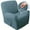 Dust Blue, variant on AIGIA Recliner Stretch Sofa Slipcover 1 Seat Recliner Chair Cover with Side Pocket Soft Checked Jacquard Fabric