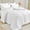 White, variant on Dhole 7-Piece Bed in Bag - King Size Comforter Sets, Pillowcases & Sheet Collection for Cozy Bedding Sets White