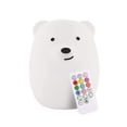 thumbnail image 1 of Luz Nocturna De Silicona Con Forma De Oso Luz Que Cambia De Color Luz De Noche Luz De Noche Led Yuarrent HA019991-00, 1 of 6