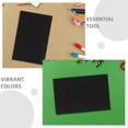 thumbnail image 3 of OUNONA 10Pcs Black Sandpaper Sheets for Craft Creative Drawing with Oil Pastels and Graffiti Crayons, 3 of 8