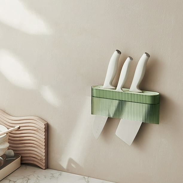 Bloque para Cuchillos de Cocina Sin Cuchillos. Organizador de Almacenamiento de Cuchillos de Cocina. Utensilios de Cocina para Cuchillos de Pared.