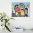 thumbnail image 3 of Bob's Burgers Family Cartoon Decorative Painting Canvas Wall Poster Art Picture Painting Hanging Picture Gift Living Room Posters Bedroom Painting Decor, 3 of 8