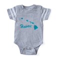 thumbnail image 1 of CafePress - 3 Hawaii - Cute Infant Baby Football Bodysuit, 1 of 1