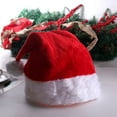 thumbnail image 5 of 1/6Pack Santa Hats Christmas Hats for Adults , LED Lighting UP Caps Family Winter Plush Xmas Santa Hats Cap for Christmas New Year Party Decor, 5 of 7