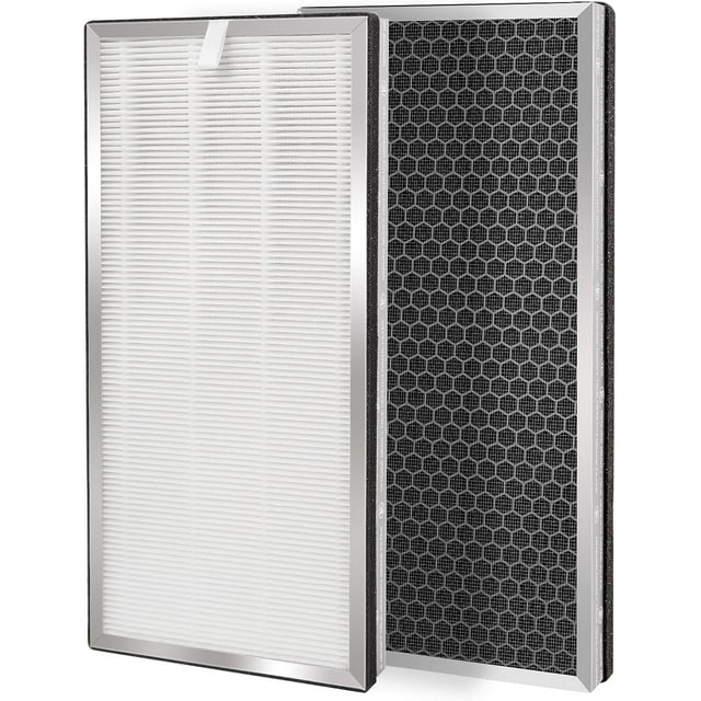 MA-40 Replacement Filter Compatible with Medify MA-40 Air Purifier MA-40A MA-40B, 3-in-1 H13 True HEPA Filter with Activated Carbon, Pre-Filter, 2-Pack for Clean Air, Easy Installation