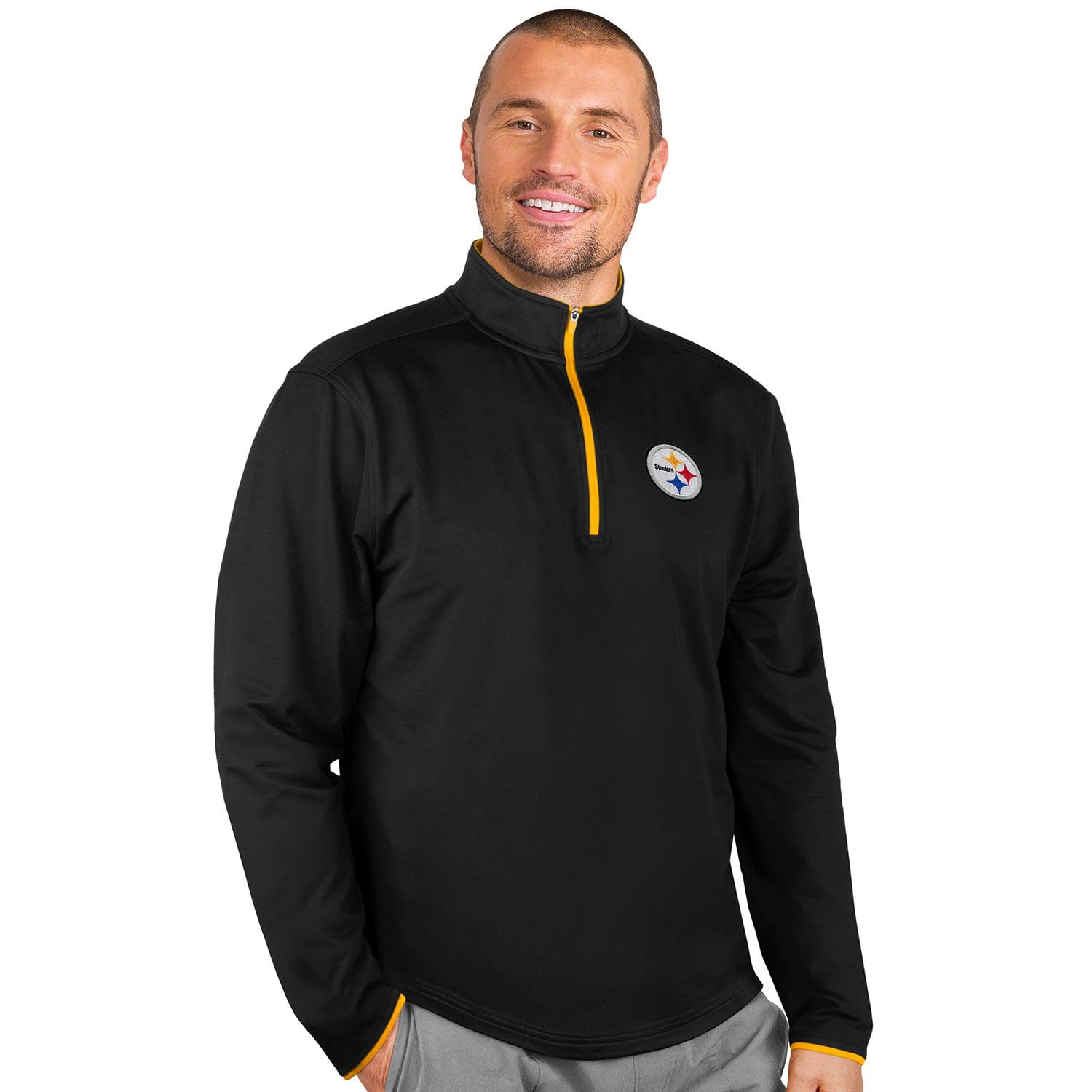 Pittsburgh Steelers Men's Quarter-Zip Pullover - Samsclub.com
