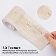 thumbnail image 4 of 1 Roll Self-Adhesive PVC Woodgrained Paper Wall Stickers for Shelf Liner Dresser Drawer Locker Old Lace 81mm 10m/roll, 4 of 7