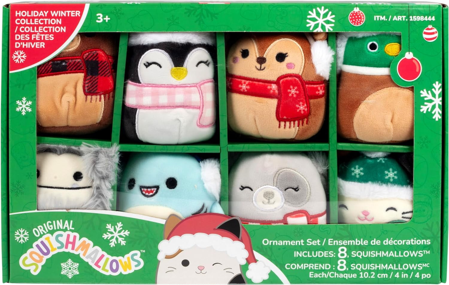  Squishville by The Original Squishmallows Holiday Calendar - 24  Exclusive 2” Festive Squishmallows - Seasonal Toys for Kids and  Preschoolers - Ages 3+ : Toys & Games
