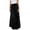 Black, variant on Aoochasliy Skirt Clothes Women's Casual Solid Vintage High Waist Shirring Maxi Long Skirt